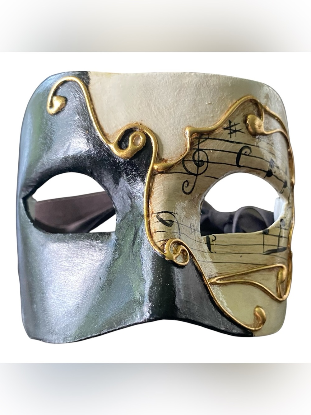 Handmade Venetian Mask Gli Amici di Pierrot Music Opera Venice Made in Italy